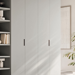 ตู้เสื้อผ้าบานเลื่อนแบบโมเดิร์นสั่งทำพิเศษจากโรงงานเวียดนาม เฟอร์นิเจอร์บ้านแบบตั้งพื้น ดีไซน์หรูหราทันสมัย โครงการ JY - Product Image 2