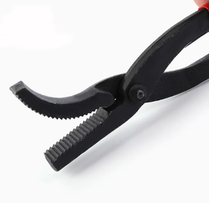Pince à tatouer vétérinaire à poignée rouge, outil de chirurgie animale durable, coupe-ongles pour chevaux, outil de cintrage pour le sablage - Product Image 5