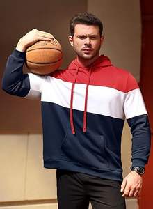 Pulls à capuche pour hommes en polyester et coton molletonné, impression numérique, logo brodé personnalisé, chauds pour l'hiver, avec poches, style décontracté urbain - Product Image 2