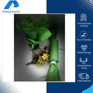Exclusive Hot Sale on High Standard Quality Wood Pulp Recyclable Wrapping <b>Paper</b> Smooth Finish Solid Color Gift <b>Tissue</b> <b>Paper</b> - Product Image 5