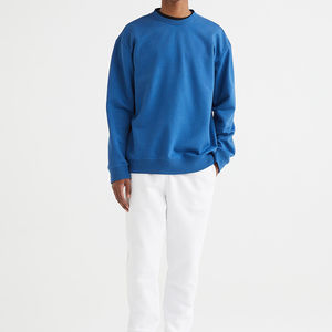 Sudadera Personalizada con Logotipo Estampado en Relieve, Sudadera Unisex de Felpa de Algodón con Cuello Redondo, Sudadera Bordada para Hombre - Product Image 3