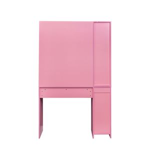 Postazione da Salone per Barbiere con Specchio, Set di Attrezzature per Spa di Bellezza con Cassetti Portaoggetti - Product Image 3