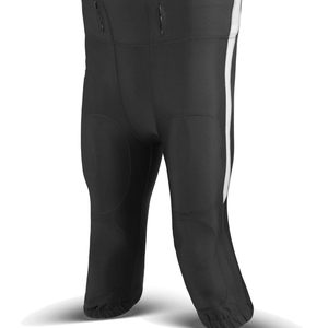 Mens Black <b>Padded</b> American Football Pants Belt Closure Breathable Athletic Practice Game Performance Sportswear Adult Wear - Product Image 1