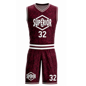 Ensemble d'uniformes de basketball de haute qualité avec technologie de tissu respirant, graphismes d'équipe personnalisés et performance athlétique - Product Image 1