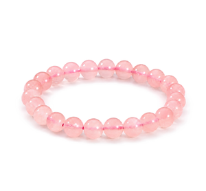 Natural Rose Quartz <b>Bracelet</b> 8mm Round Beads <b>Healing</b> Crystal Stone Stretch <b>Bracelet</b> Wholesale Women Jewelry - Product Image 1