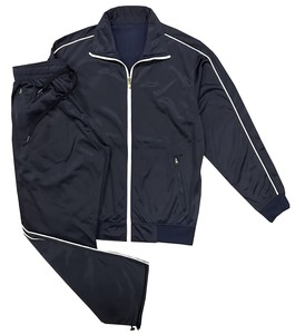 Ensemble de survêtement pour garçons REXFIT SPORTS, manches longues, fermeture éclair, style sportif, couleur unie, polyester, vêtements d'automne, coupe régulière avec poches latérales - Product Image 3
