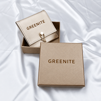 Boîte rigide personnalisée en deux parties avec couvercle et base, emballage haut de gamme avec insert pour logo, pour bijoux, cosmétiques, produits de beauté et cadeaux