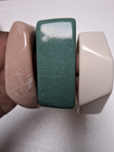 2026 Resin Bangle New Collection Custom Colour Acrylic Resin Bangles <b>Bracelet</b> Lightweight Trendy Jewelry Wholesale - Product Image 3