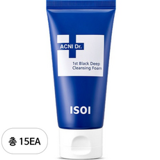 Schiuma detergente profonda Discount Isoi Acne Doctor First Black, 75ml, 15 pezzi - Product Image 1
