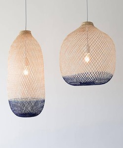 Lampe suspendue en bambou naturel, abat-jour en bambou tissé à la main, décoration d'intérieur, fabriqué au Vietnam par KingCraftViet - Product Image 2