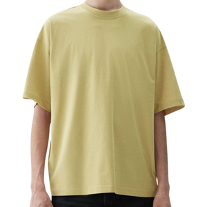 T-shirt personnalisé pour homme, coupe oversize, en polyester épais 220g, manches courtes, séchage rapide, anti-plis, respirant, décontracté, OEM - Product Image 4