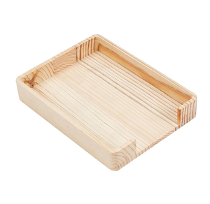 Bloc-notes adhésif en bois de haute qualité et porte-cartes rectangulaire multifonctionnel, organisateur de rangement écologique, porte-stylo - Product Image 1