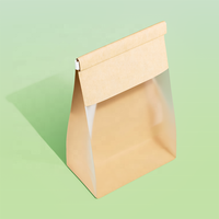 INNORHINO sacs à cravate en étain support de gâteau alimentaire en papier Kraft personnalisé impression offset longueur de la main poignée colle thermofusible de Henkel