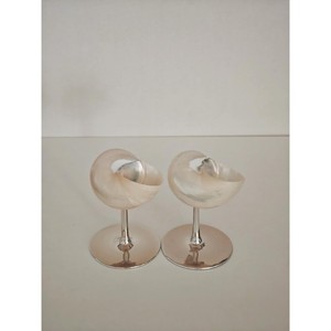 Assured quality sea shell & metal wine glass adds elegance and charm to festive and seasonal celebrations - Product Image 2