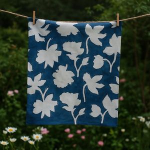 Modern Indian Block Print 100% Pure Woven Cotton Jaipur Handmade Dining Decor <b>Textile</b> Eco Friendly Soft Durable Lightweight - Product Image 3