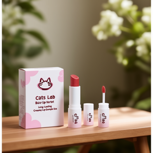 แคทส์ แล็บ บลูร์ ลิป เวลเวท ลิปสติกเนื้อครีมติดทนนาน-กล่องขนาดตัวอย่าง - Product Image 3