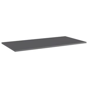 Ensemble de 8 étagères murales gris brillant en bois d'ingénierie - Product Image 3