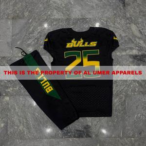 Conjunto de Ropa Deportiva de Fútbol Americano Personalizada, Nombres y Números de Equipo Personalizados, Sublimación Impresa, Cintura Elástica, Tela Transpirable, Pantalones Cortos - Product Image 4