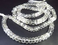 Perles facettées rondes en cristal naturel transparent de qualité supérieure Gems Valley BH, 12 pouces, 7-9 mm, perles à forer au centre pour bijoux DIY