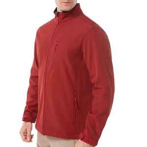 Chaqueta Softshell de Diseño Más Popular, Fabricación Personalizada, Color Sólido, Material de Poliéster - Product Image 6