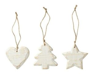Cloches et étoiles en bois, ornements décoratifs qui apportent chaleur, joie et éclat à chaque célébration. - Product Image 3