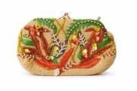Pochette de soirée élégante de qualité supérieure, ornée de perles et dotée d'un fermeture éclair, idéale pour les soirées et événements féminins, disponible à la vente.
