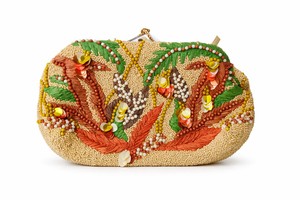 Bolso de mano de diseñador con cuentas de excelente calidad y cierre de cremallera, elegante bolso de noche para damas, ideal para fiestas y eventos, disponible para la venta. - Product Image 3