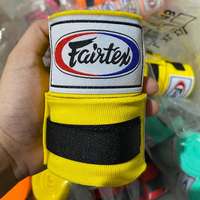 Mejores vendajes para manos y muñecas de mezcla de algodón, duraderos, sin látex ni pegamento, para Muay Thai, Boxeo, MMA, Kickboxing, entrenamiento en gimnasio, con logo personalizado