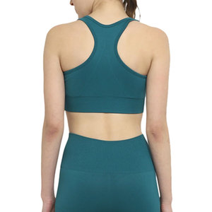 Best Supplier Women Seamless Breathable Lightweight Comfortable High Performance Fitness Wear High Waist Leggings Sports Bra Set - Product Image 5