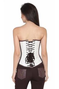 Corsés para mujer, sexys, moldeadores, modernos, de cuero y brocado, para tallas grandes, transpirables. - Product Image 5