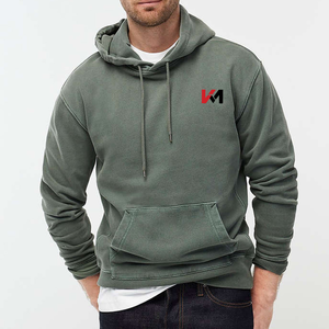 Sudadera con capucha extragrande para hombre, estilo streetwear, 400gsm, algodón polar, logotipo personalizado bordado. - Product Image 4