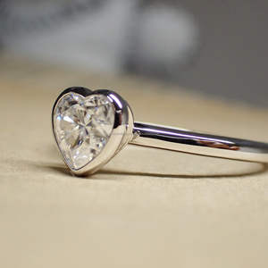 IGI/GIA Lab Grown Cut Diamond Vintage 14K Anillo de boda/compromiso amarillo Unisex Oro blanco fino para fiesta de aniversario-Worthy - Product Image 2