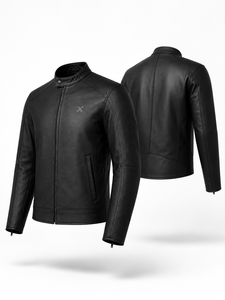 Veste de moto en cuir Minimal Café |   Noir Marine Ivoire |   Fabricant OEM ODM |   Qualité de conception haut de gamme |   Vêtements de course - Product Image 6