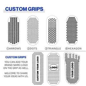 High Quality Custom Embroidery Logo Yoga Socks Anti <b>Slip</b> Ribbed Cotton Pilates Grip Socks - Product Image 5