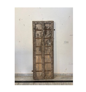 Paneles de Puerta de Madera Maciza Antiguos con Marco Tallado a Mano, Ecológicos, para Dormitorio, Sala de Estar, Muebles para el Hogar - Product Image 1