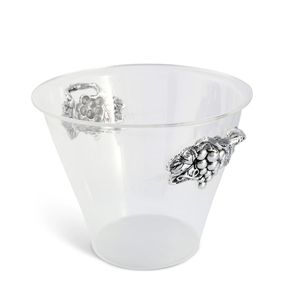 Cubo de Hielo de Cristal de Lujo con Asas de Aluminio, Enfriador de Vino y Champán Premium para Bar y Decoración de Bodas - Product Image 2