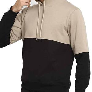 Sudadera con capucha para hombre de alta calidad 2026, con cremallera, 100% algodón, tejido polar, color liso, de secado rápido, ajuste holgado, personalizable frontalmente, para otoño, venta al por mayor, OEM - Product Image 6