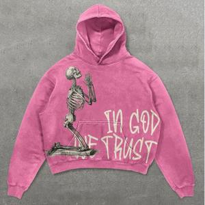 Sweat à capuche imprimé Cool Boy pour homme, veste tendance pour homme, sweat-shirt à capuche pour homme - Product Image 5