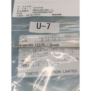 TOKYO ELECTRON TEL 3M10-201491-11 LID_2_GLASS - Équipements et pièces semi-conductrices d'occasion fiables à l'échelle mondiale - Product Image 3