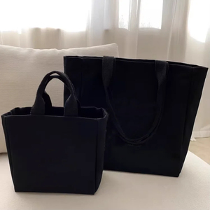 Sac fourre-tout en toile de coton durable, grande capacité, réutilisable, sac d'épicerie personnalisé, imprimé, écologique, sac de shopping vintage pour femme - Product Image 2