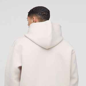 Sweat-shirt à capuche pour homme, couleur unie, manches longues, coupe décontractée, poids moyen, 100% coton, vêtement d'automne avec poche - Product Image 5
