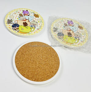 Posavasos de Cerámica Rectangulares Clásicos Ecológicos para Coche, con Base de Corcho, para Bebidas, Diseño Personalizado con Sublimación, Económicos - Product Image 2