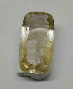 100% Natural mejor aspecto oro rutilo cuarzo corte cabujón piedras preciosas joyería suave gemas sueltas para tallado de Luna gemas hechas a mano - Product Image 3