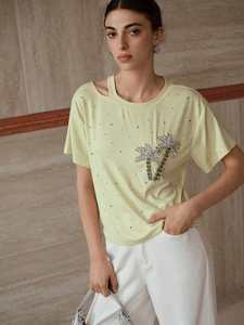 Fish Design Seed Beads <b>Top</b> With Embroidery Design Summer Casual Tank <b>Top</b> With Beaded Embroidery - Product Image 5