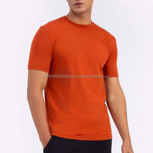 Camisetas de Hombre de Tallas Grandes con Color Personalizado OEM, Cuello Redondo, Algodón, Ropa de Verano, Secado Rápido, Transpirable, Camisetas Casuales de Hombre en Venta - Product Image 1