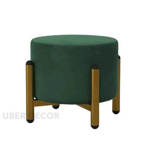 Silla de tocador StackLuxe Light Luxury que ahorra espacio, Banco otomano, taburete de almacenamiento tapizado para espacios pequeños - Product Image 1