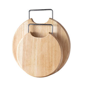 Planche à découper en bois rectangulaire avec poignée, finition naturelle, motif feuille sculptée, bloc de découpe de cuisine, ustensile de cuisine, décoration de table - Product Image 4
