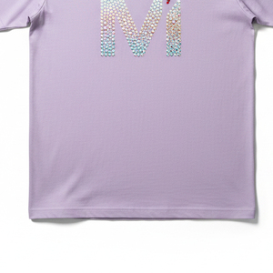 Designer <b>Rhinestone</b> T Shirt High Quality <b>Rhinestones</b> Decoration Tee Shirt Custom 100% Cotton Breathable Bling Mens <b>Tops</b> - Product Image 2