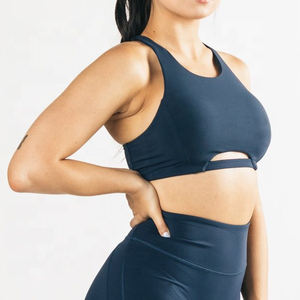 Premium Stylish Women's High Support Breathable Gym Clothing Windproof Backless Crop Sports Bra Front Workout Yoga Spandex/Nylon - Product Image 4