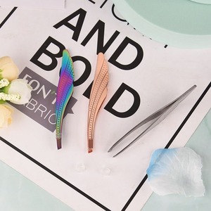 1pcs Eyebrow Hair Tweezers Stainless Steel Flat Slanted Tips Beauty <b>Tools</b> Eyelashes Clips Face Hair <b>Removal</b> Tweezer Makeup - Product Image 4